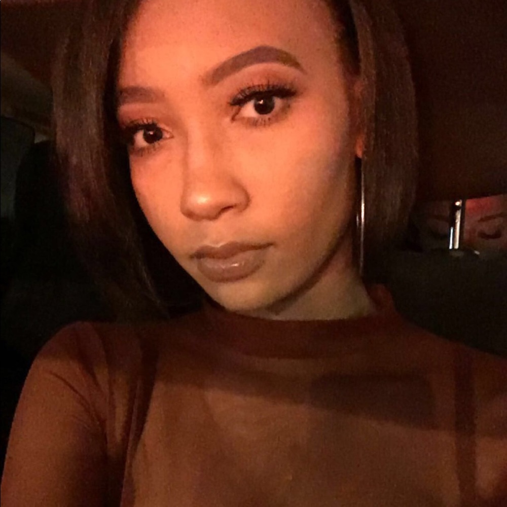 Red/Burgundy Mesh Bodysuit